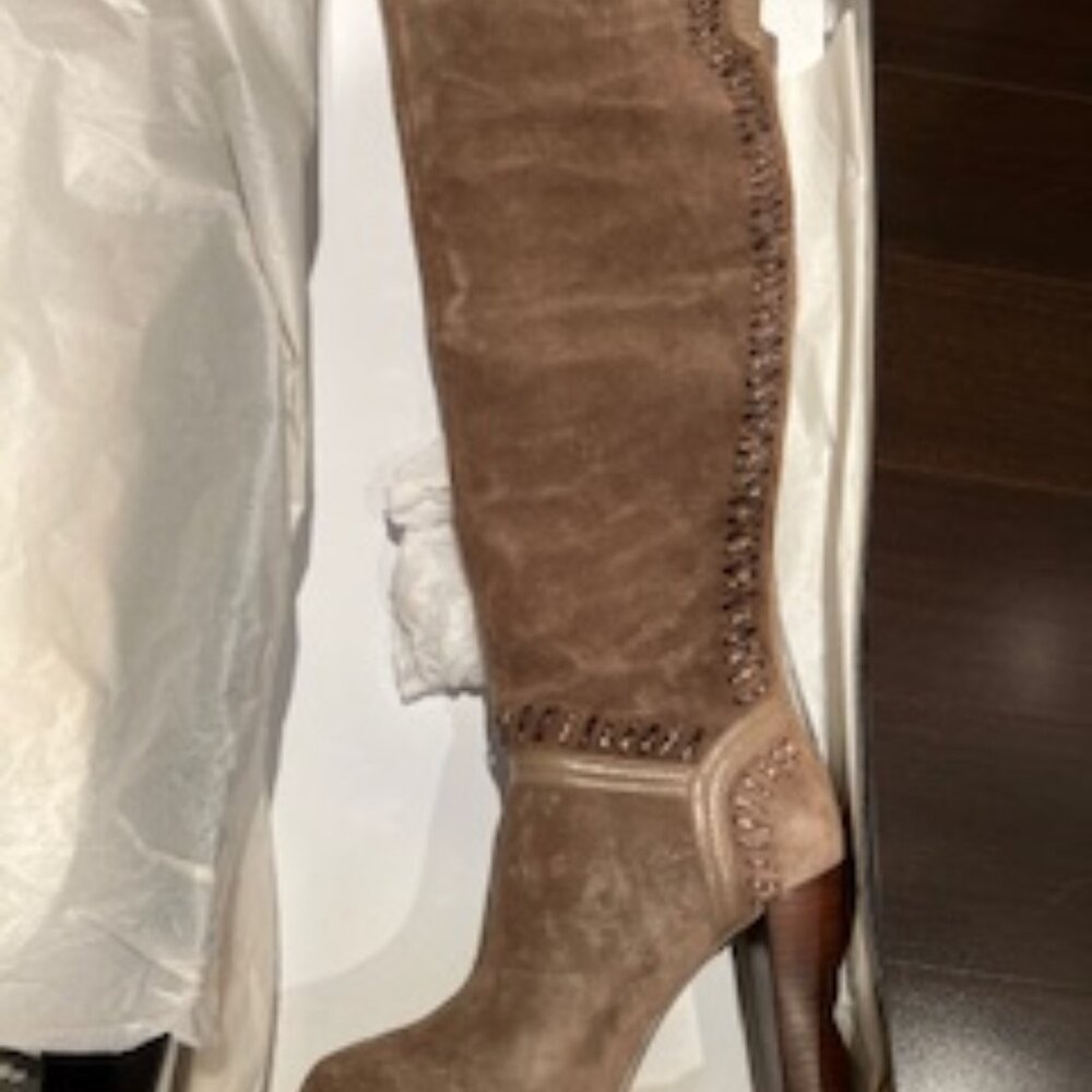 CARLOS SANTANA Marina Over-the-knee Marina Boots - Taupe